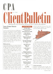 CPA Client Bulletin, May 2009