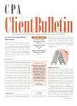 CPA Client Bulletin, July 2009 by American Institute of Certified Public Accountants (AICPA)