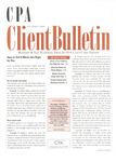 CPA Client Bulletin, December 2009 by American Institute of Certified Public Accountants (AICPA)