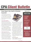 CPA Client Bulletin, February 2010 by American Institute of Certified Public Accountants (AICPA)