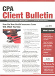CPA Client Bulletin, June 2010 by American Institute of Certified Public Accountants (AICPA)