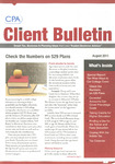 CPA Client Bulletin, August 2011 by American Institute of Certified Public Accountants (AICPA)