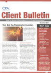 CPA Client Bulletin, November 2011 by American Institute of Certified Public Accountants (AICPA)