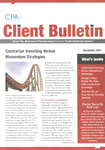 CPA Client Bulletin, December 2011 by American Institute of Certified Public Accountants (AICPA)