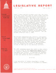Legislative Report, Volume 1, Number 7, June 14, 1965