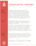 Legislative Report, Volume 1, Number 12, August 13, 1965
