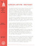 Legislative Report, Volume 4, Number 4, May 31, 1968