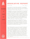 Legislative Report, Volume 5, Number 4, May 29, 1969