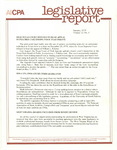 Legislative Report, Volume 12, Number 1, January 1979 by American Institute of Certified Public Accountants (AICPA)