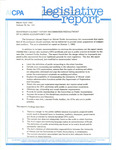Legislative Report, Volume 15, Number 3-4, March-April 1982