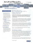 InfoTech Update, Volume 15, Number 6, November/December 2006 by American Institute of Certified Public Accountants. Information Technology Section