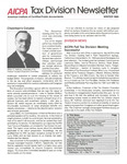 Tax Division Newsletter, Volume 4, Number 4 Winter 1989 by American Institute of Certified Public Accountants. Tax Division