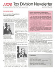 Tax Division Newsletter, Volume 7, Number 2, March/April 1991 by American Institute of Certified Public Accountants. Tax Division