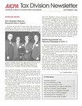 Tax Division Newsletter, Volume 8, Number 2, September 1992