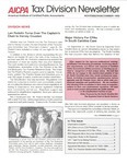 Tax Division Newsletter, Volume 8, Number 3, November/December 1992