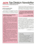 Tax Division Newsletter, Volume 9, Number 2, August 1993