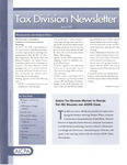 Tax Division Newsletter, Volume 15, Number 1, Fall 1998