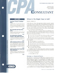 CPA Consultant, Volume 14, Number 1, November/December 1999