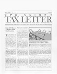 CPA Client Tax Letter, August 1989 by American Institute of Certified Public Accountants (AICPA)