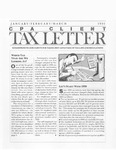 CPA Client Tax Letter, January/February/March 1991