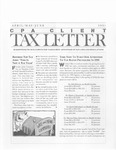 CPA Client Tax Letter, April/May/June 1991 by American Institute of Certified Public Accountants (AICPA)