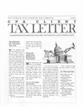 CPA Client Tax Letter, October/November/December 1993