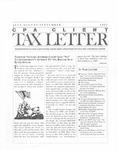 CPA Client Tax Letter, July/August/September 1995 by American Institute of Certified Public Accountants (AICPA)