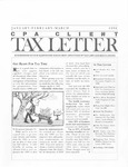 CPA Client Tax Letter, January/February/March 1996 by American Institute of Certified Public Accountants (AICPA)