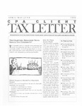 CPA Client Tax Letter, April/May/June 1996