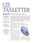 CPA Client Tax Letter, January/February/March 1999
