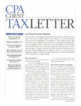 CPA Client Tax Letter, January/February/March 2000