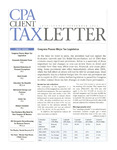 CPA Client Tax Letter, July/August/September 2001