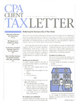 CPA Client Tax Letter, April/May/June 2003 by American Institute of Certified Public Accountants (AICPA)