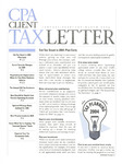CPA Client Tax Letter, January/February/March 2004