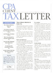 CPA Client Tax Letter, July/August/September 2007