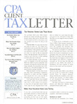 CPA Client Tax Letter, October/November/December 2007 by American Institute of Certified Public Accountants (AICPA)