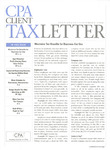 CPA Client Tax Letter, July/August/September 2008 by American Institute of Certified Public Accountants (AICPA)
