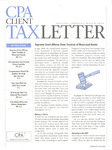 CPA Client Tax Letter, January/February/March 2009