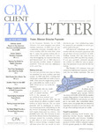 CPA Client Tax Letter, July/August/September 2009 by American Institute of Certified Public Accountants (AICPA)