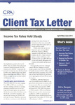 CPA Client Tax Letter, April/May/June 2011 by American Institute of Certified Public Accountants (AICPA)