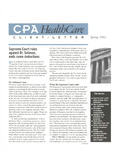 CPA healthCare client letter, Spring 1993