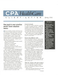 CPA healthCare client letter, Spring 1994