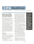 CPA healthCare Client Letter, Summer 1995 by American Institute of Certified Public Accountants (AICPA)