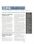 CPA healthCare Client Letter, Winter 1995 by American Institute of Certified Public Accountants (AICPA)