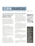 CPA healthCare Client Letter, Summer 1996