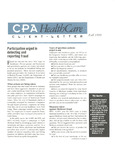CPA healthCare Client Letter, Fall 1999