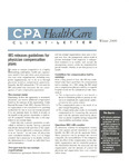 CPA healthCare Client Letter, Winter 2000