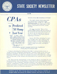 State Society Newsletter, June 1958 by American Institute of Certified Public Accountants. State Society Series Department