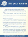 State Society Newsletter, September 1958