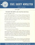 State Society Newsletter, March/April 1960